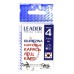 Гачки для лову риби, №4, Leader Idumezina, 9шт/уп, колір BN